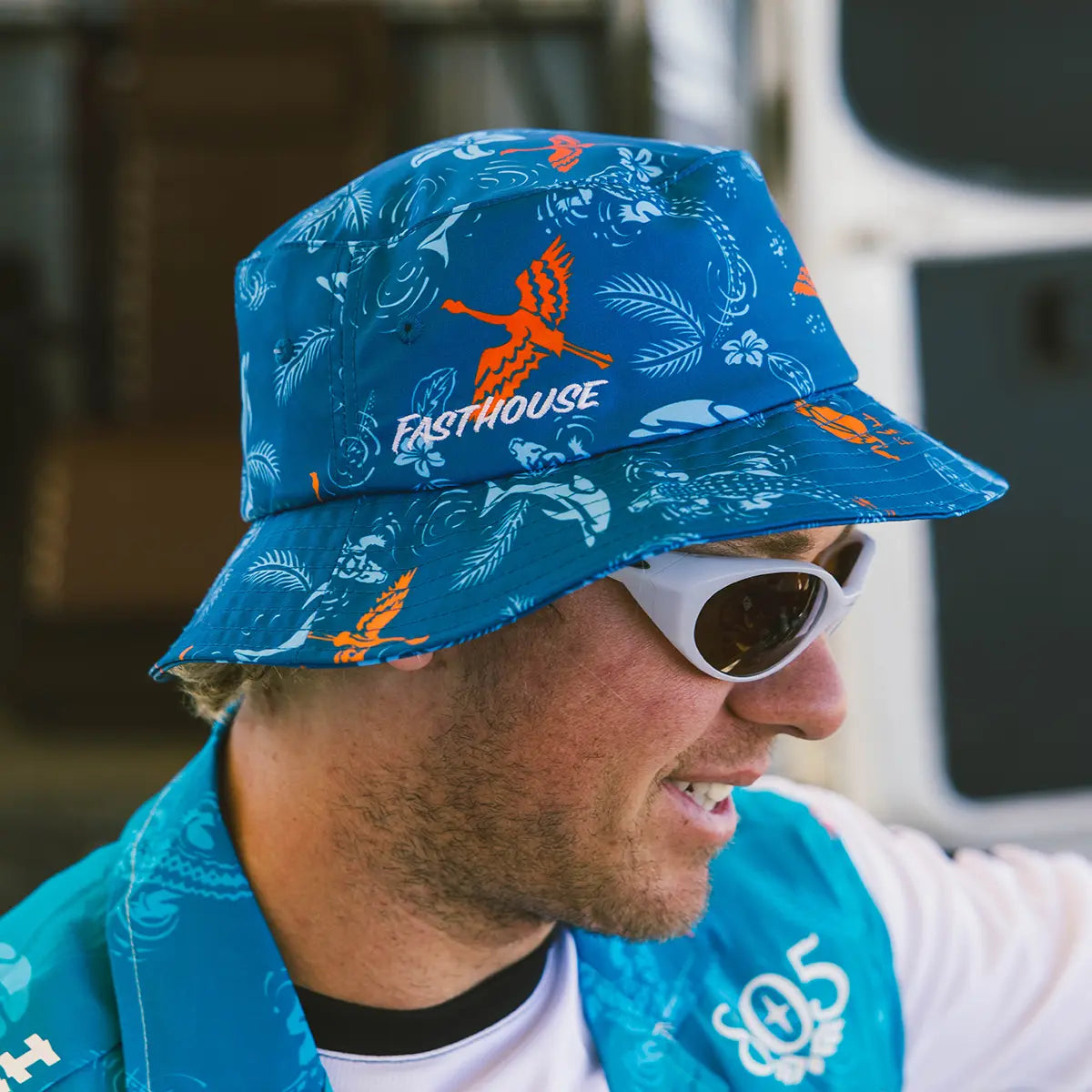 TB Island Hopping Hawaiian Bucket Hat - Fasthouse