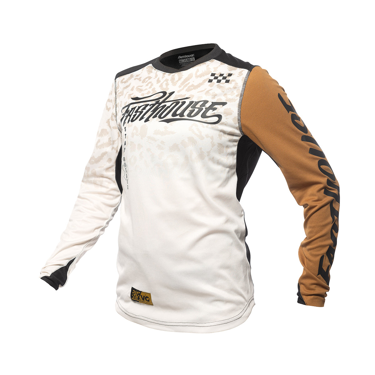 Elrod Stay Golden Girl's Jersey - Chalk/Camel