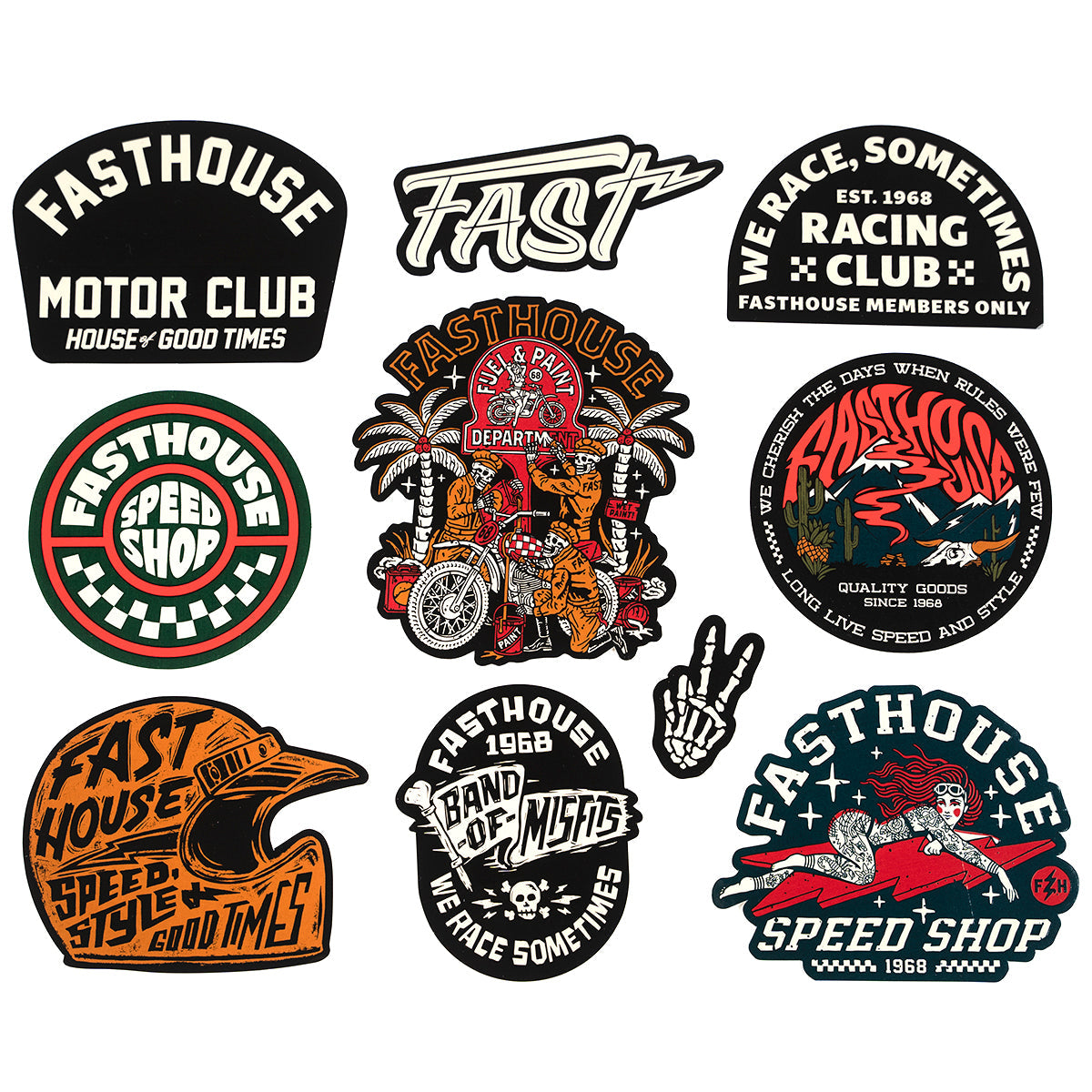 Fall 23 Decal - 10 Pack Fasthouse