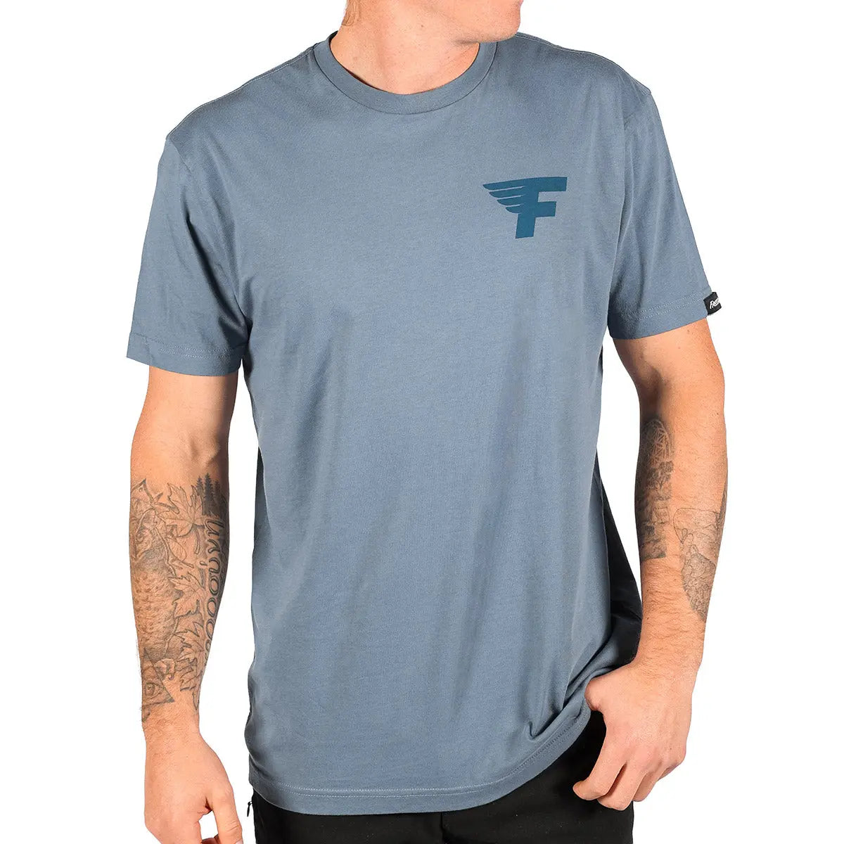 Fast Cycles Tee - Denim - Fasthouse