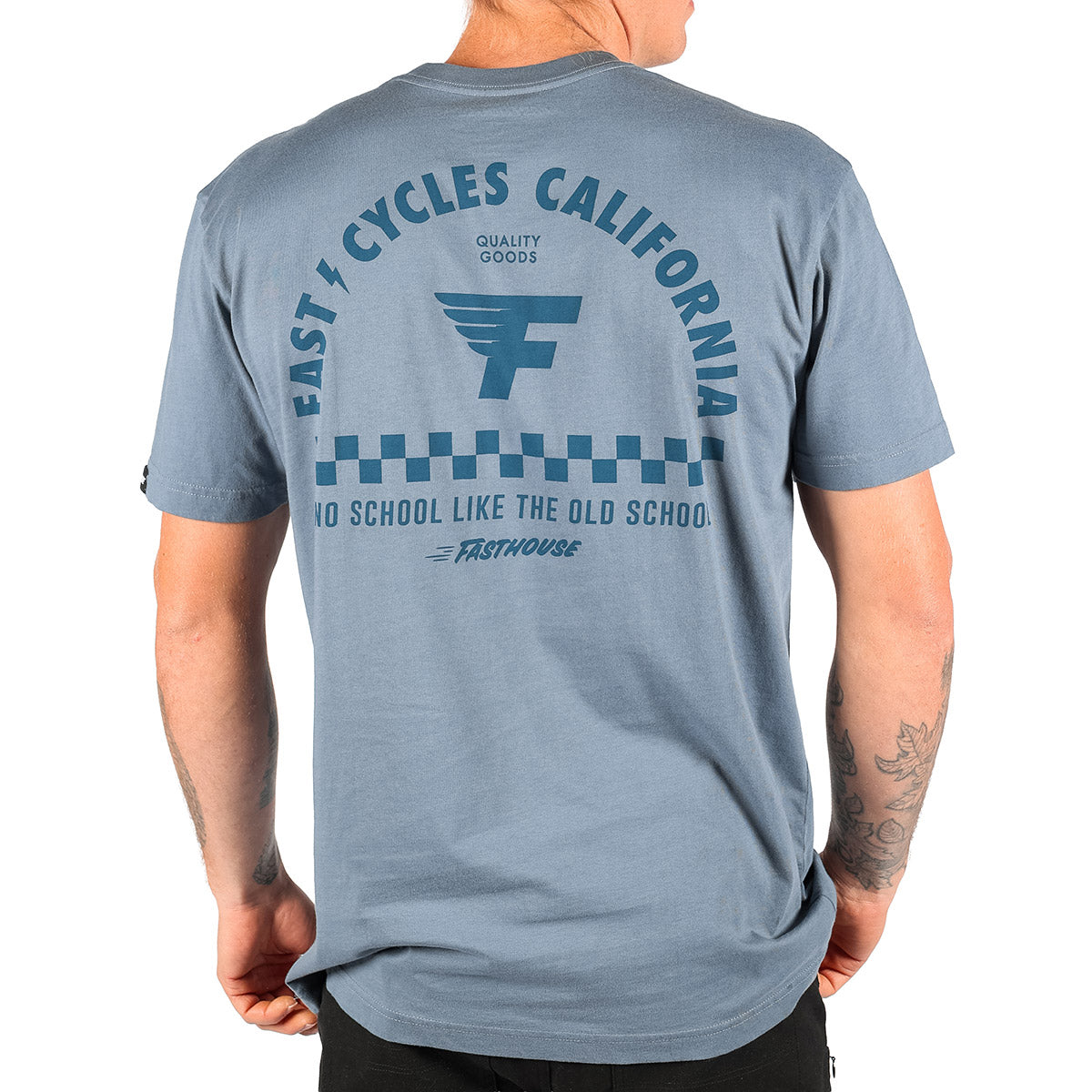Fast Cycles Tee - Denim
