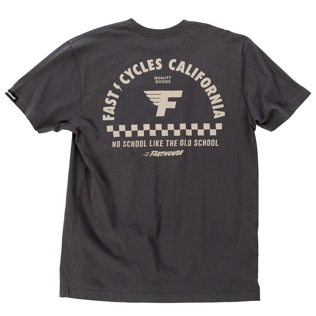 Fast Cycles Tee - Graphite Black