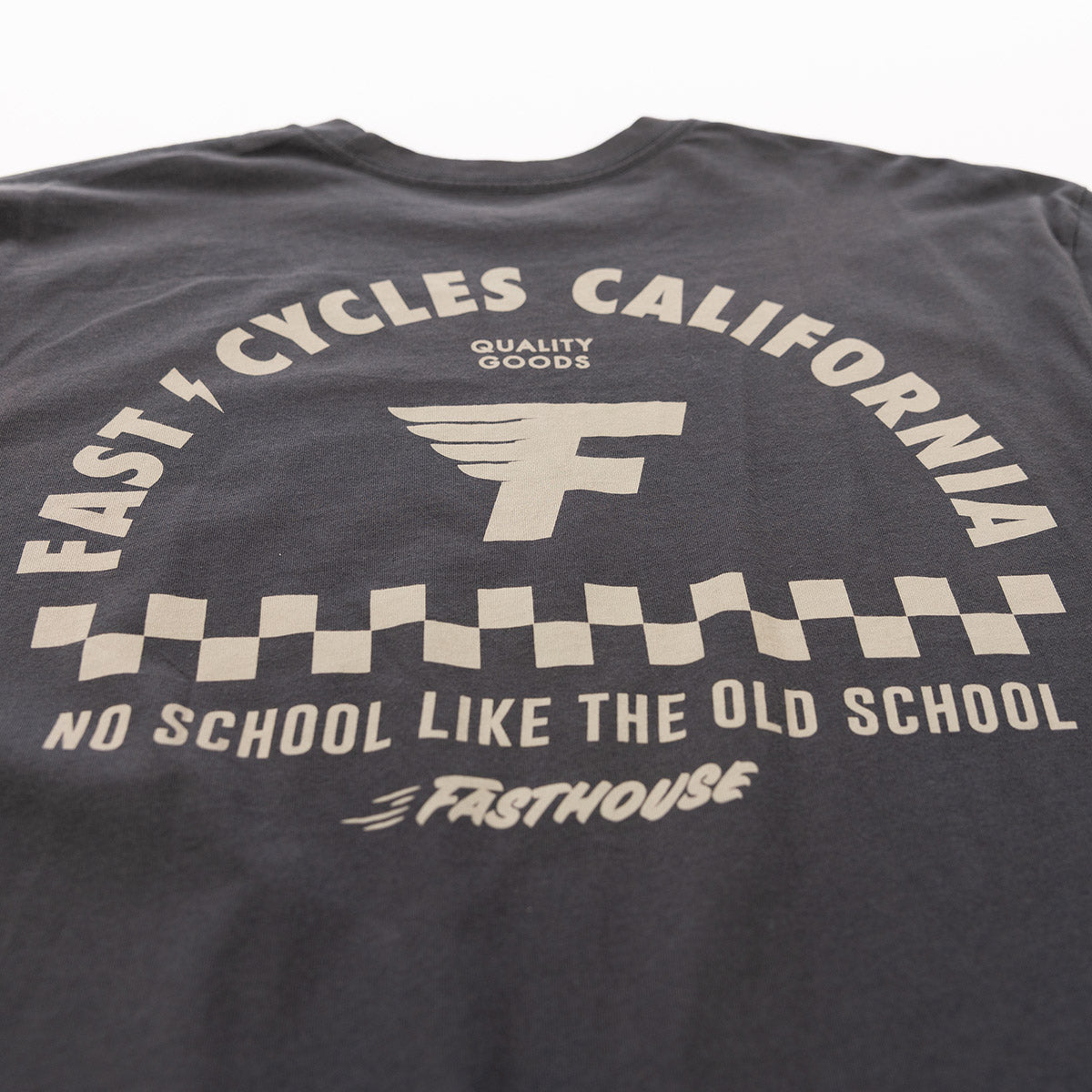 Fast Cycles Tee - Graphite Black