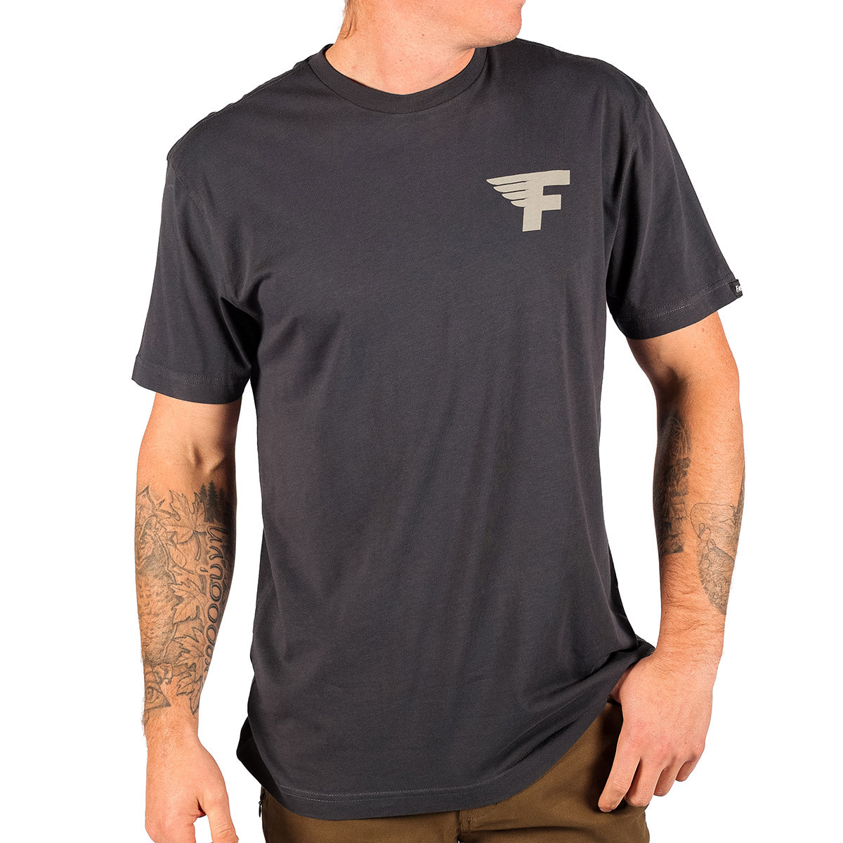 Fast Cycles Tee - Graphite Black