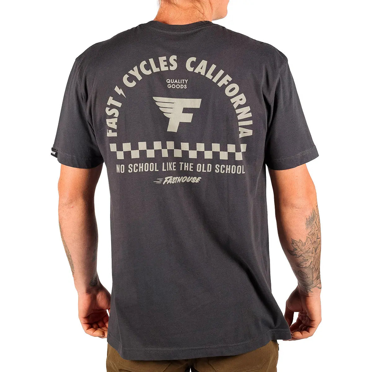 Fast Cycles Tee - Graphite Black - Fasthouse
