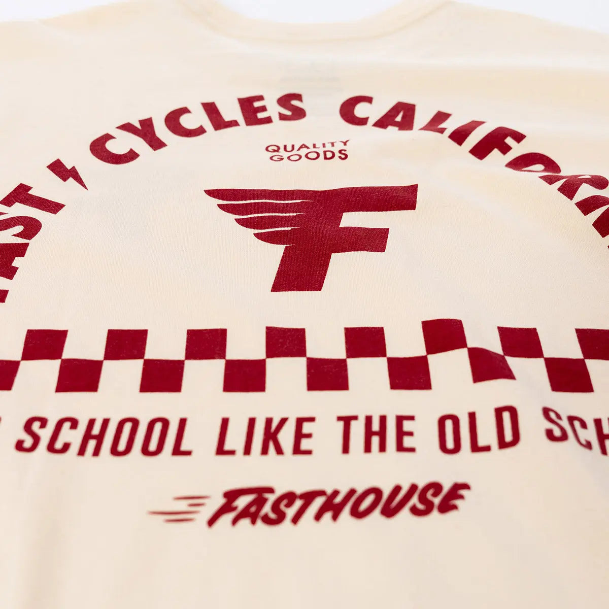 Fast Cycles Tee - Natural - Fasthouse