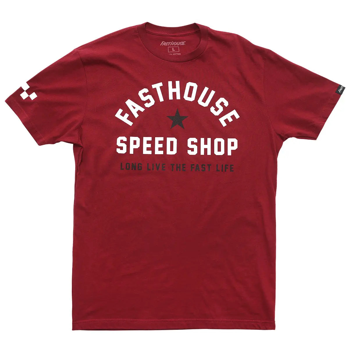 Fast Life Tee - Cardinal
