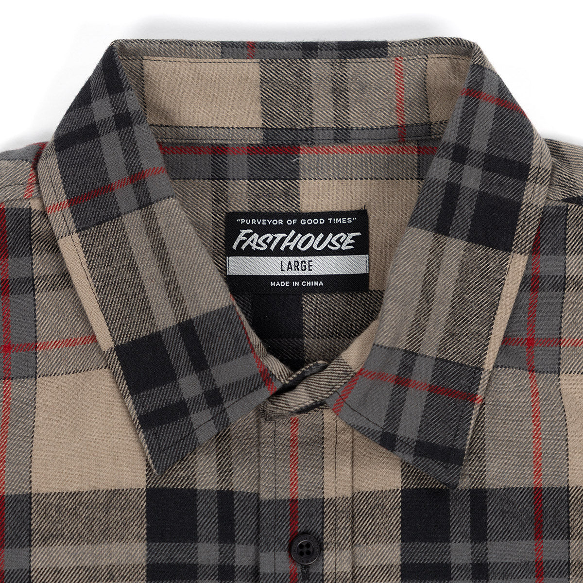 Saturday Night Special Flannel - Griege/Black