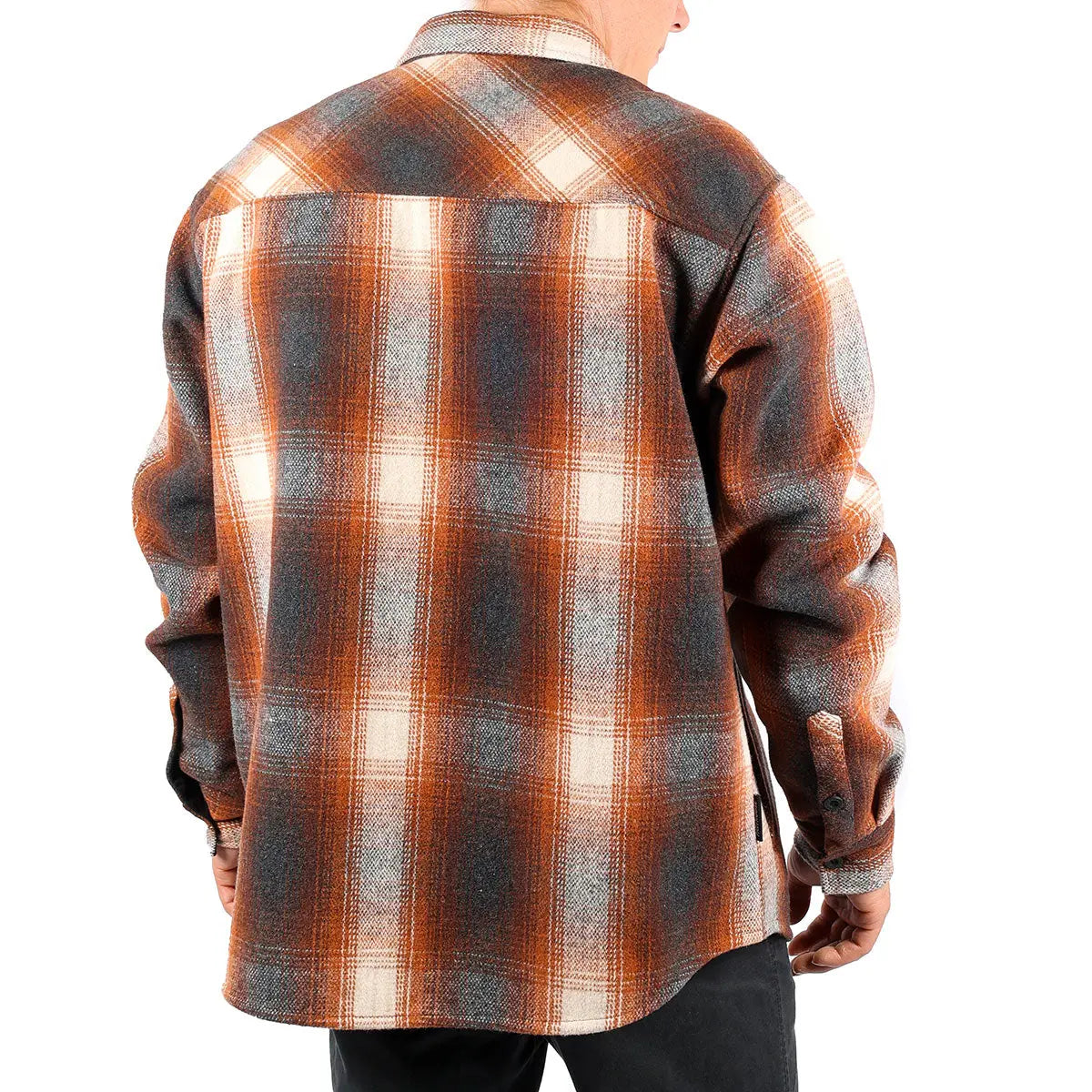 Folsom Heavyweight Flannel - Rust - Fasthouse