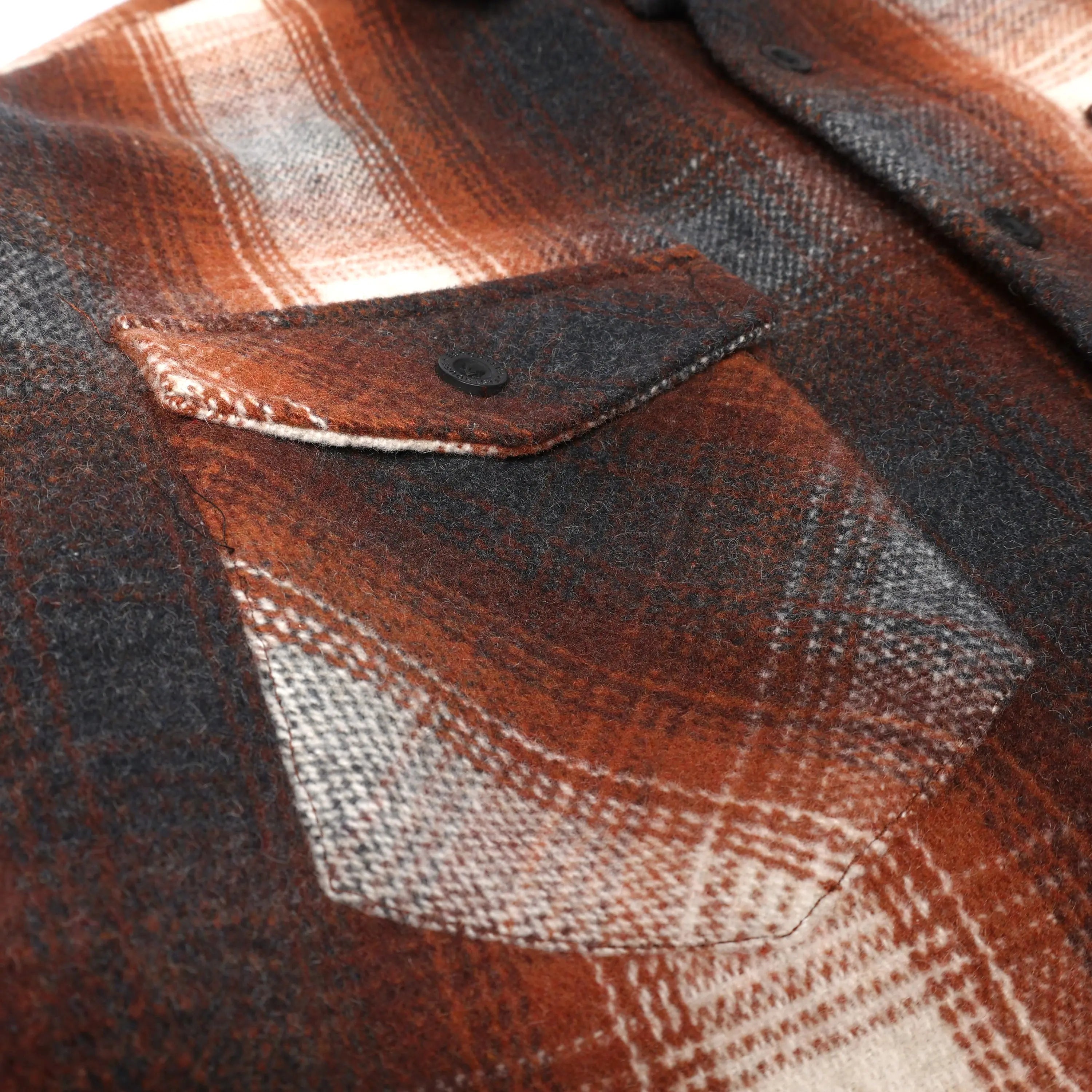 Folsom Heavyweight Flannel - Rust - Fasthouse