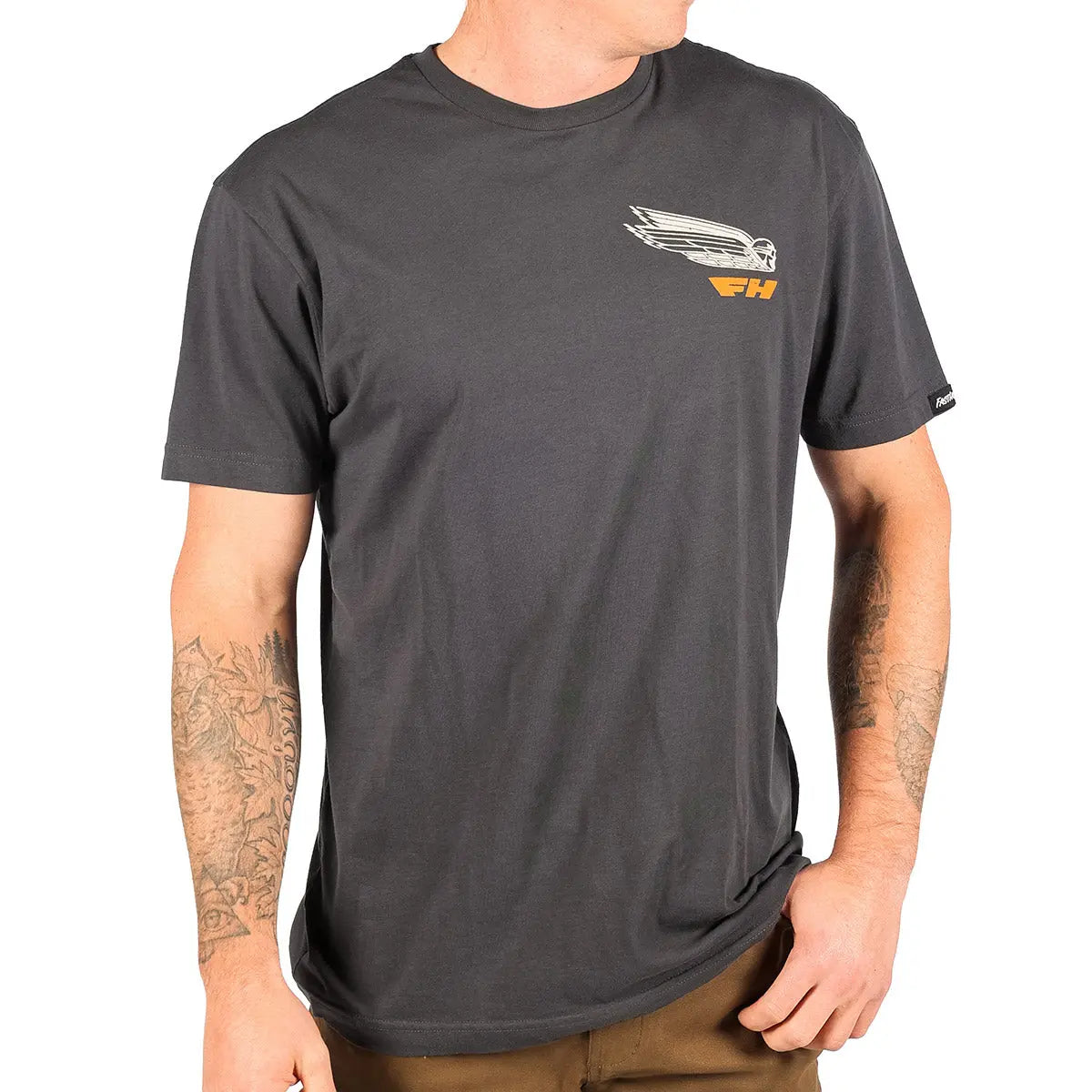 Flyer Tee - Graphite Black - Fasthouse
