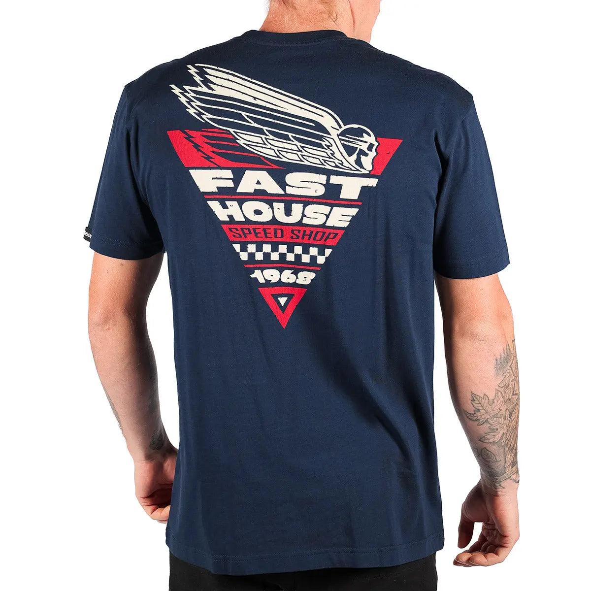 Flyer Tee - Navy - Fasthouse