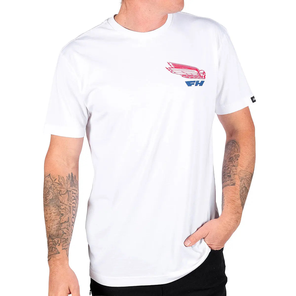 Flyer Tee - White - Fasthouse