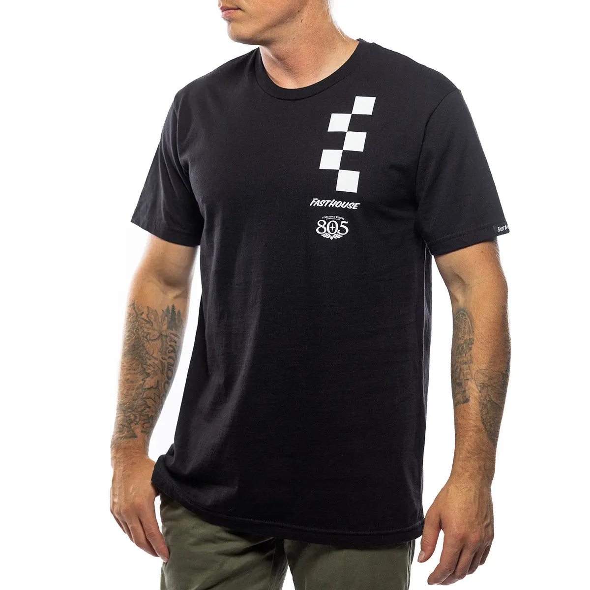 805 Foundation SS Tee - Black - Fasthouse