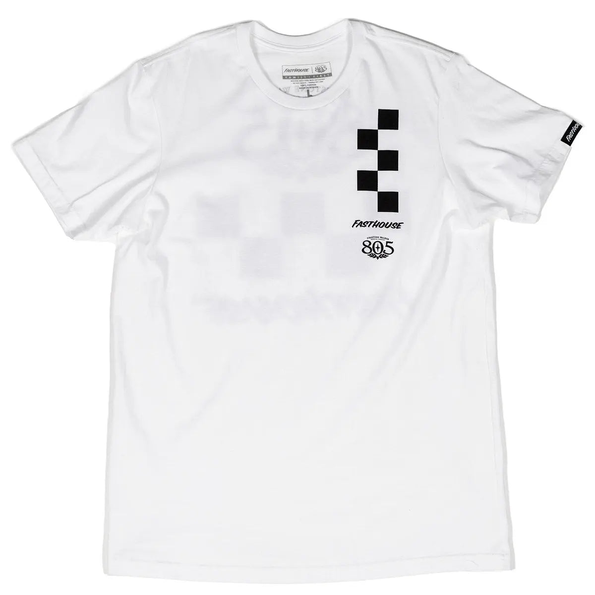 805 Foundation SS Tee - White - Fasthouse