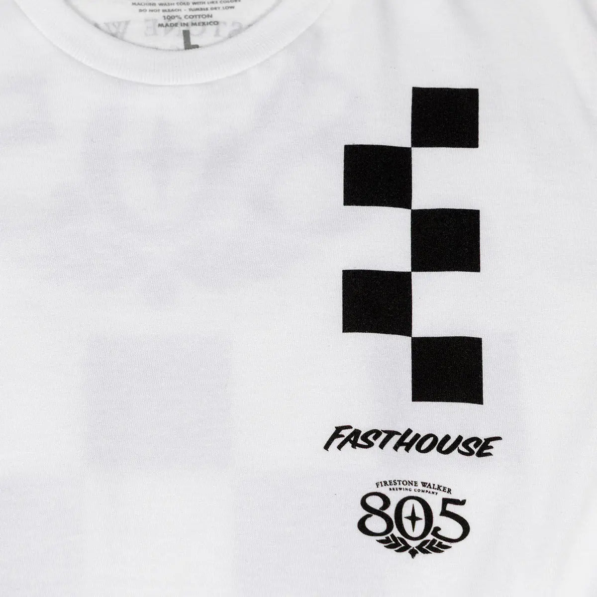 805 Foundation SS Tee - White - Fasthouse