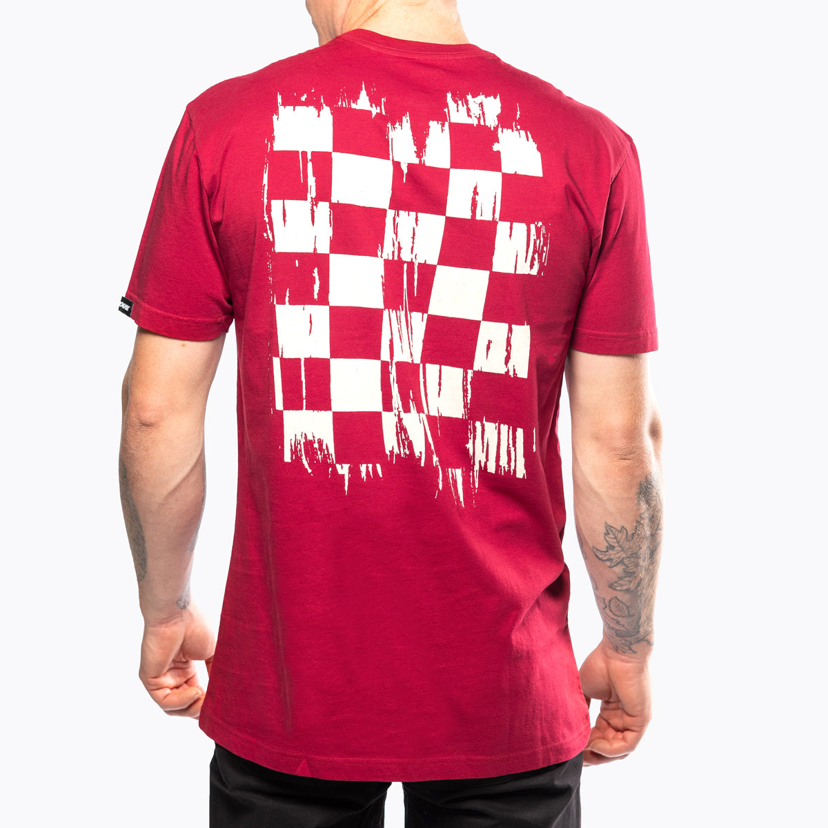 Fray Tee - Cardinal