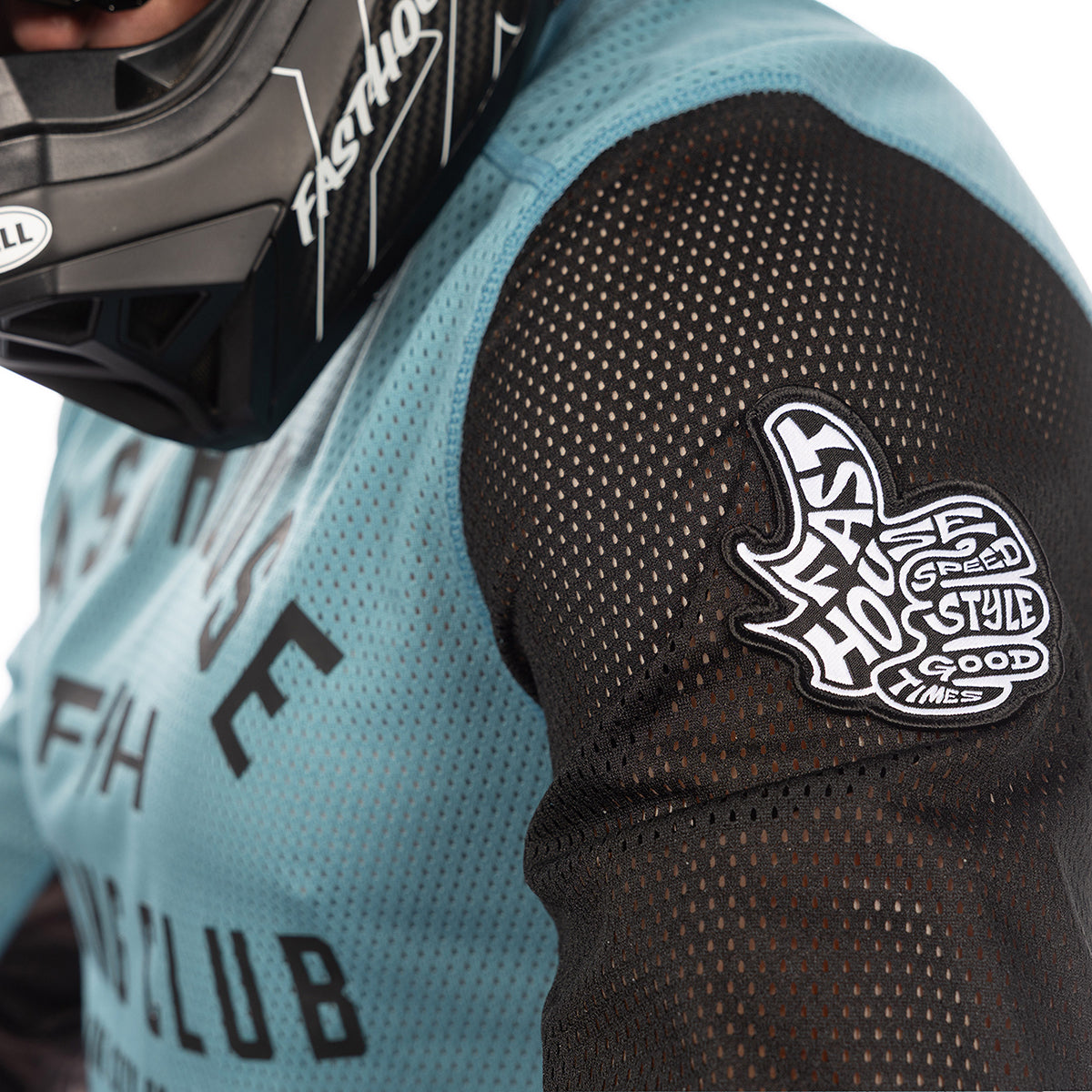 Grindhouse Air-Cooled Club Jersey - Light Indigo