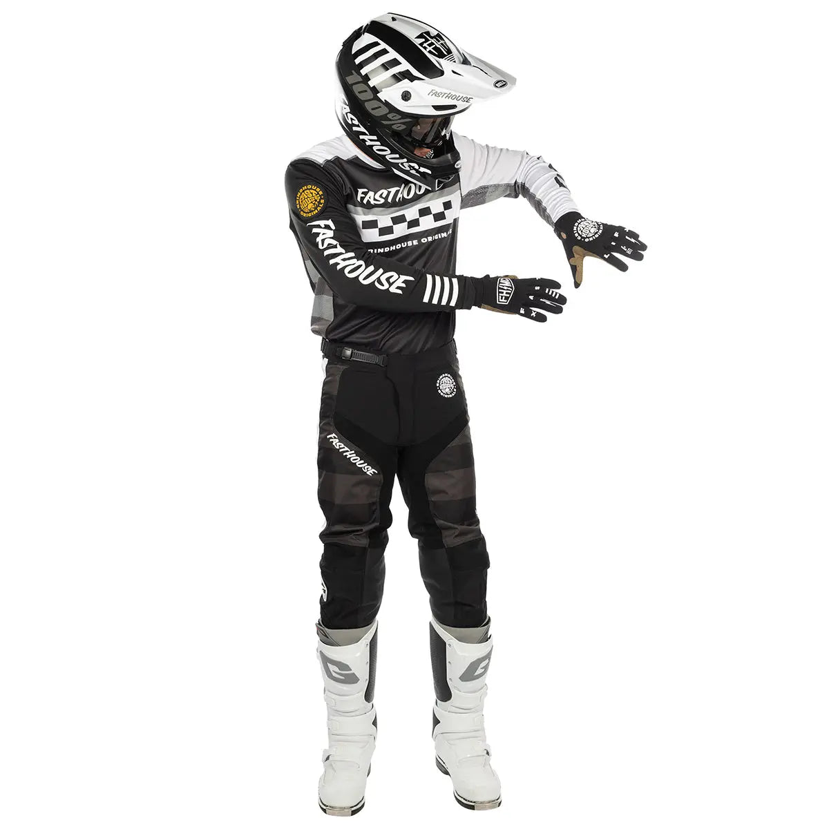 Grindhouse Atomic Jersey - Black/Gray Fasthouse