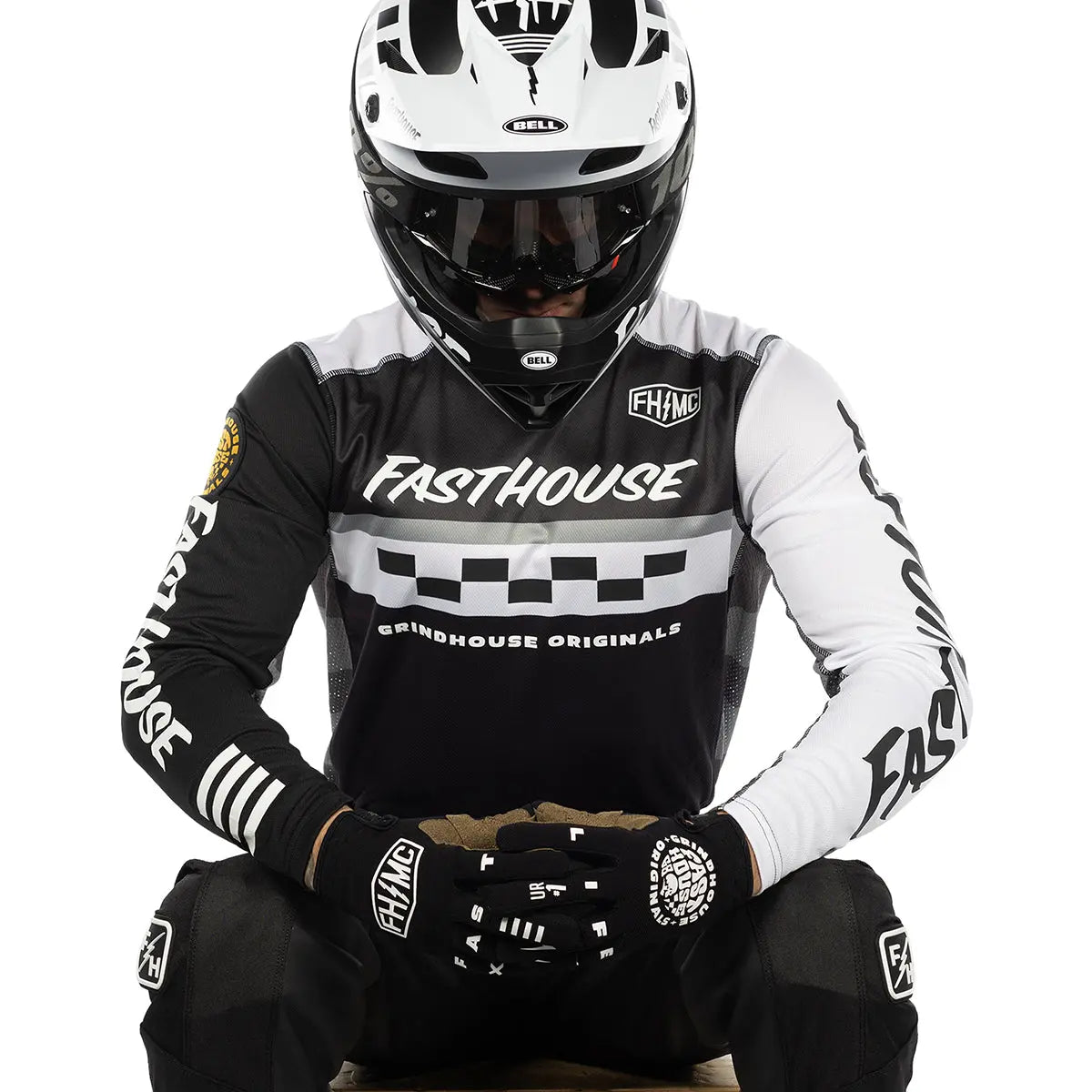Grindhouse Atomic Jersey - Black/Gray Fasthouse