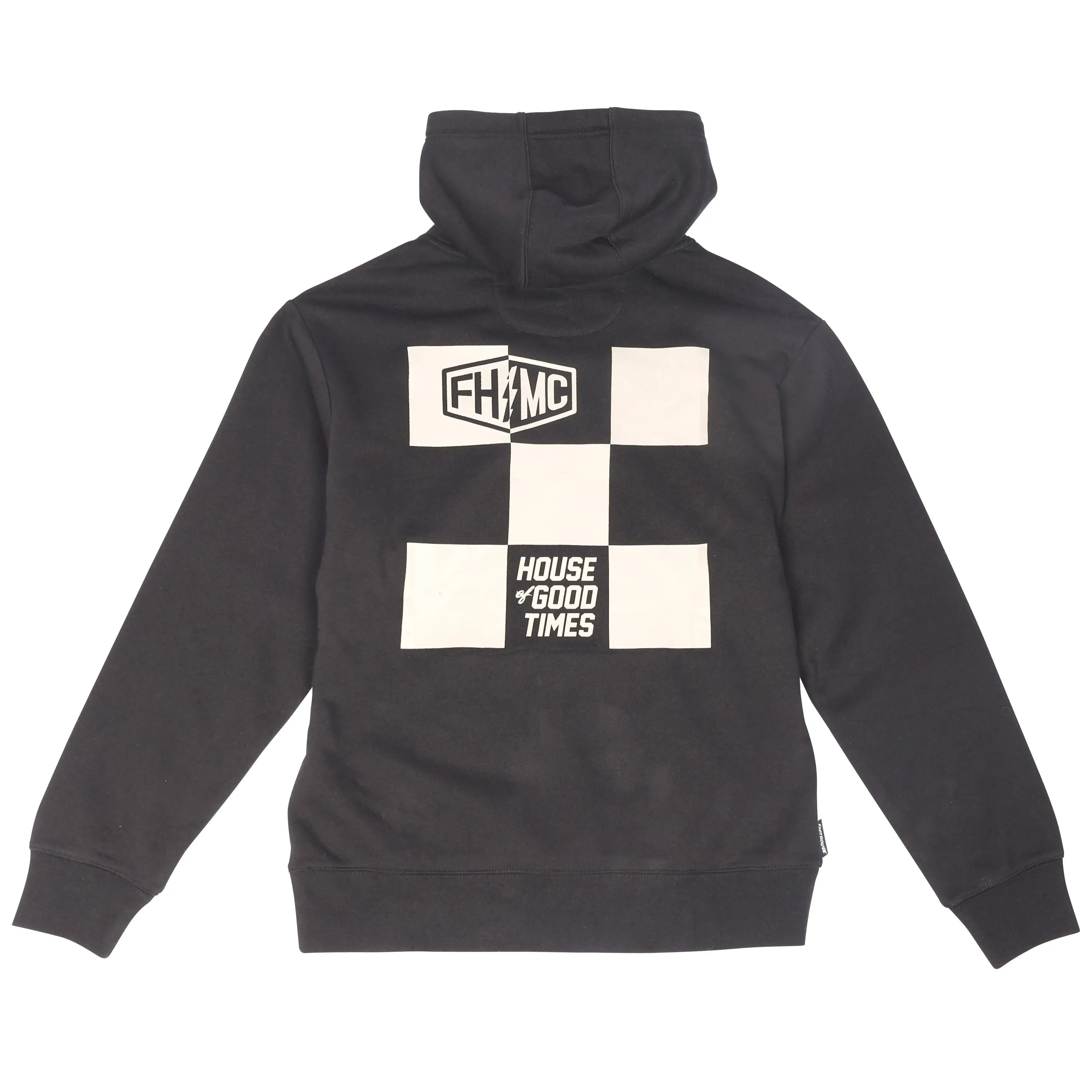 Gibson Hooded Pullover - Black - Fasthouse