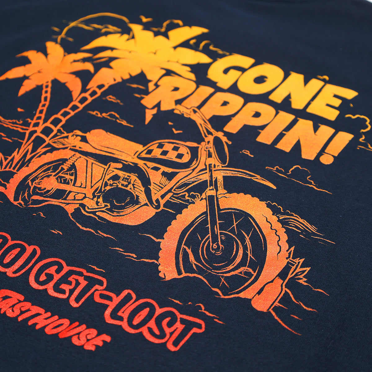 Gone Rippin Tee - Navy