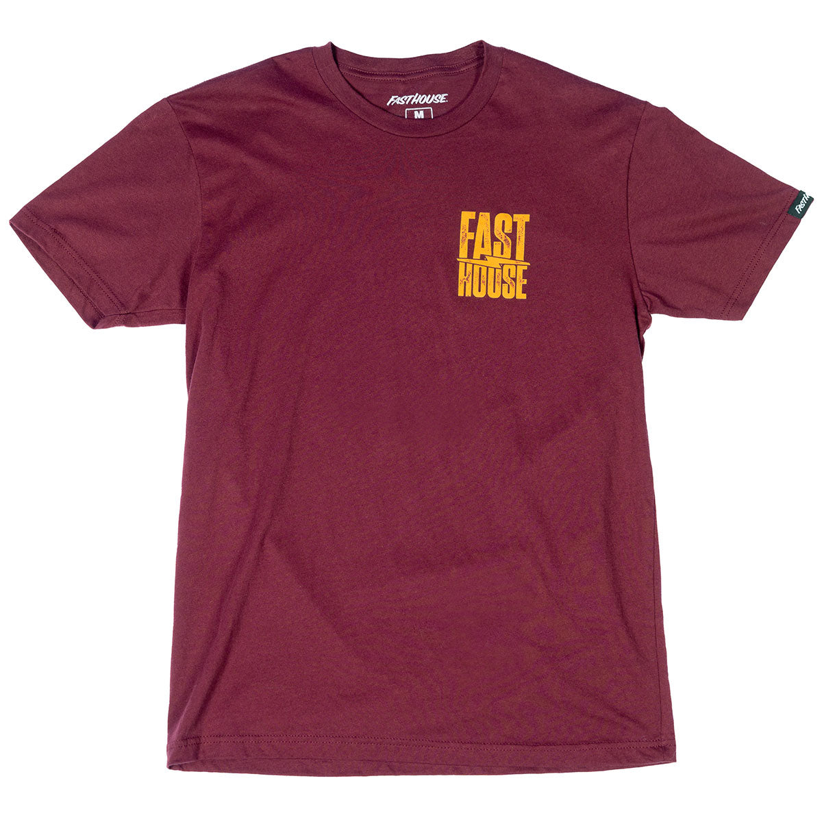 Grid Tee - Maroon