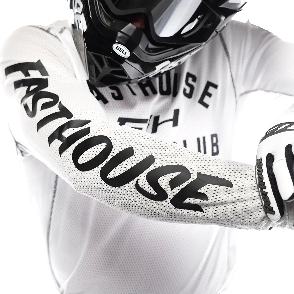 Grindhouse Air-Cooled Club Jersey - White/Cloud - Fasthouse