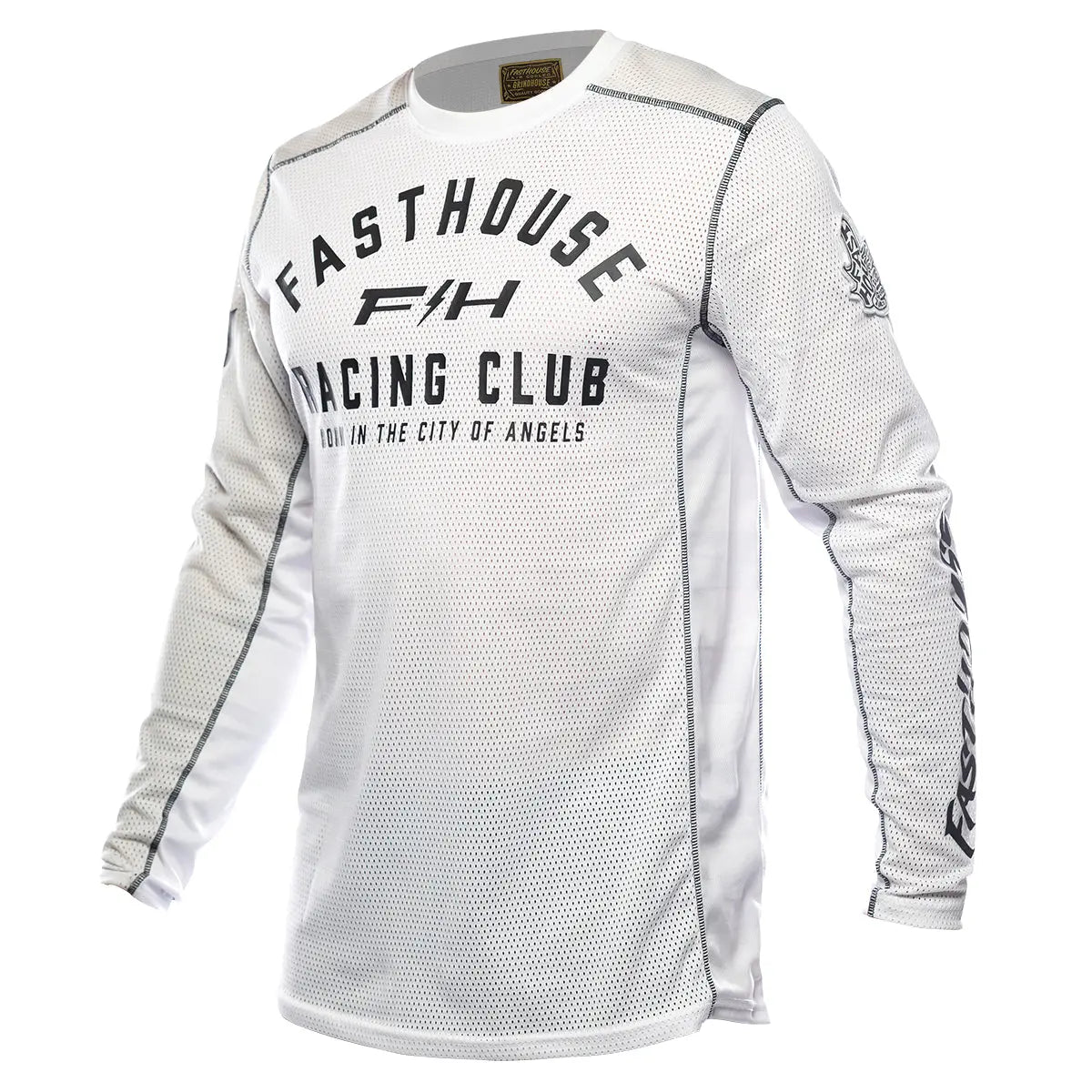 Grindhouse Air-Cooled Club Jersey - White/Cloud - Fasthouse