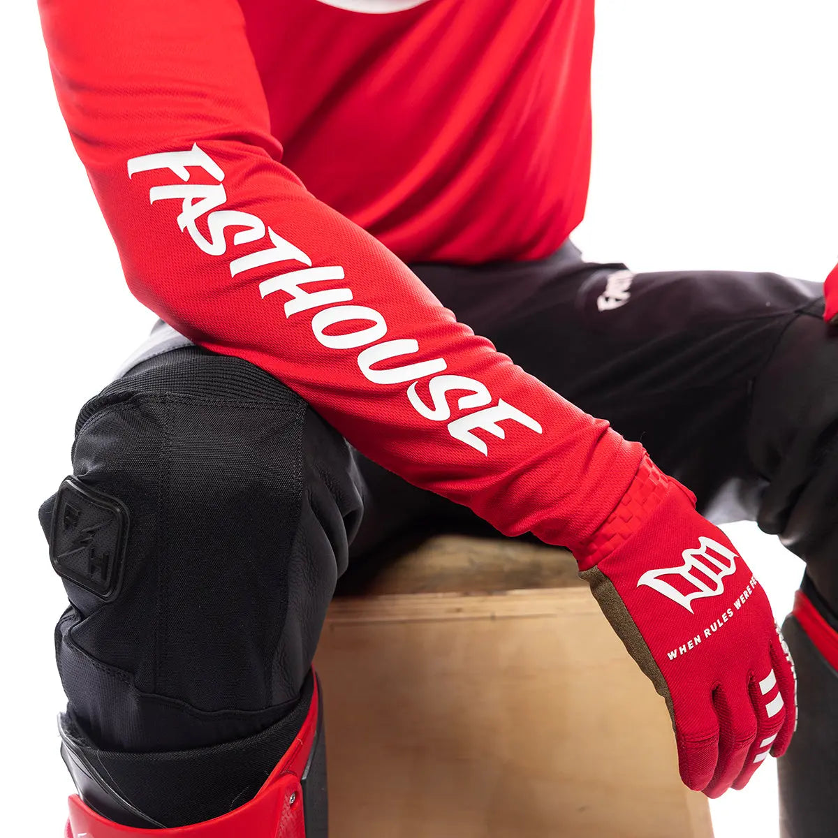 Grindhouse Air-Cooled Ramble Jersey - Red - Fasthouse