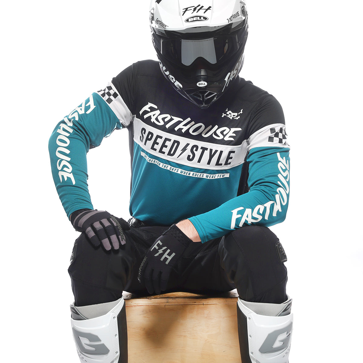 Grindhouse Akin Jersey - Marine/Black