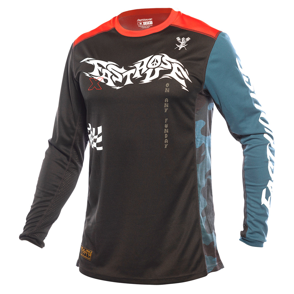 Grindhouse Bereman Jersey - Black/Infrared Fasthouse