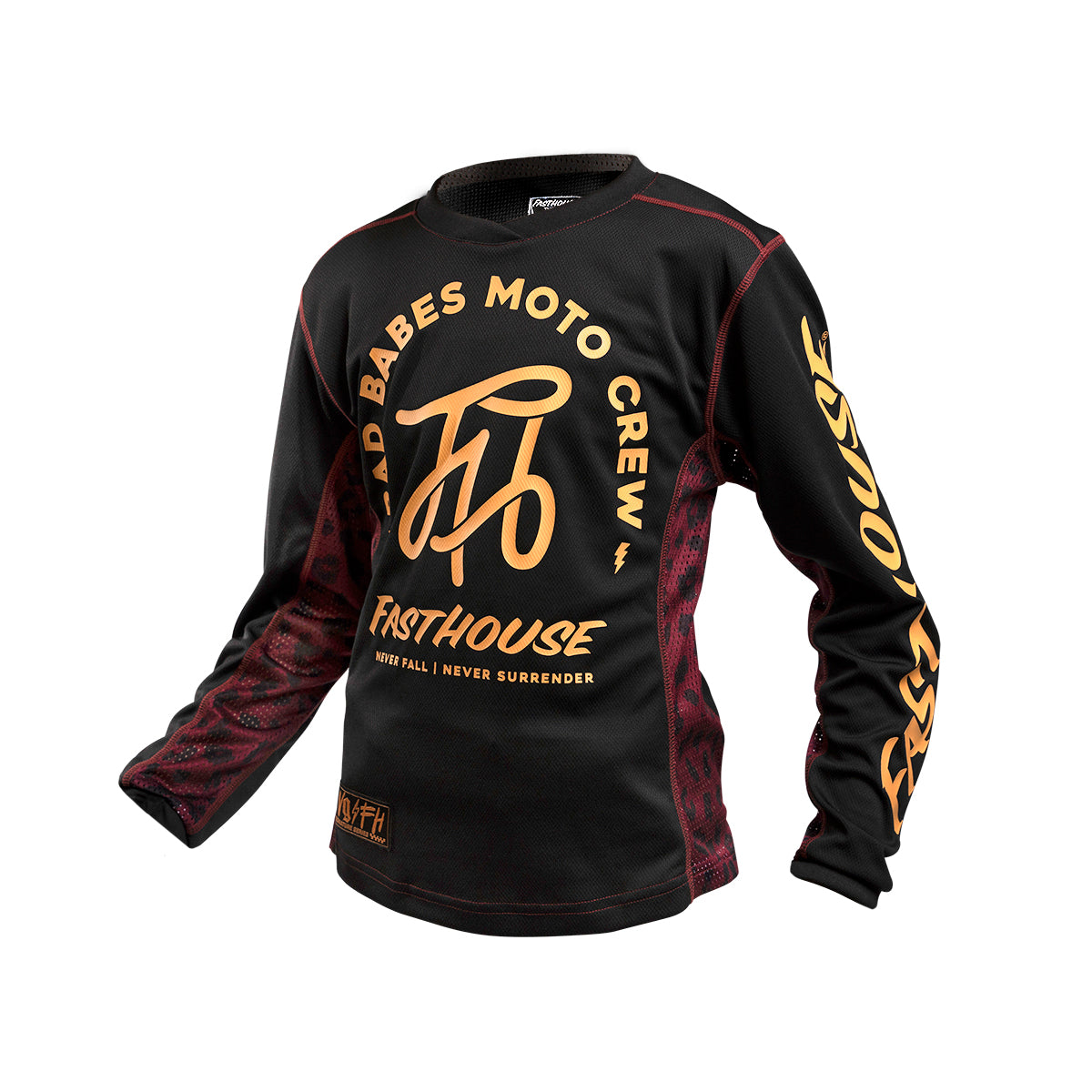 Grindhouse Golden Script Girl's Jersey - Black
