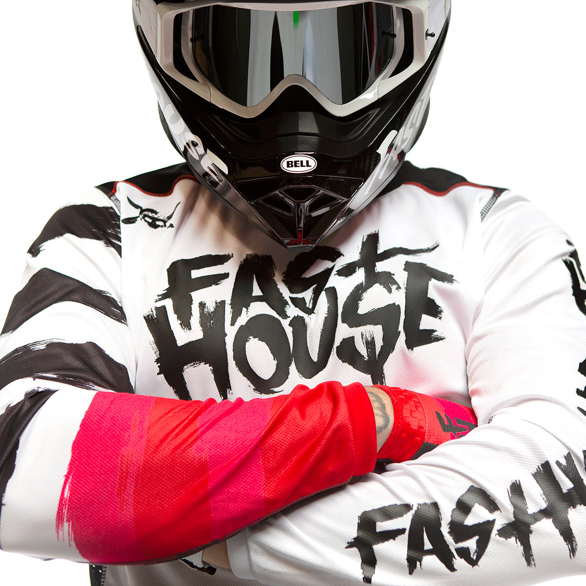 Grindhouse Jester Jersey - White Fasthouse