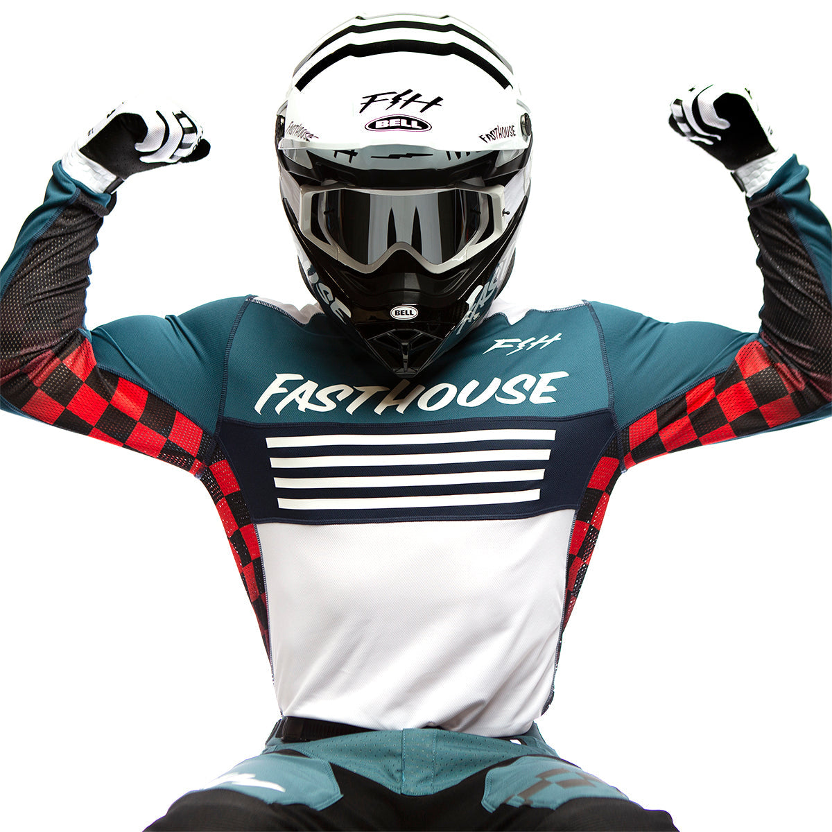 Grindhouse Omega Jersey - Indigo/White Fasthouse