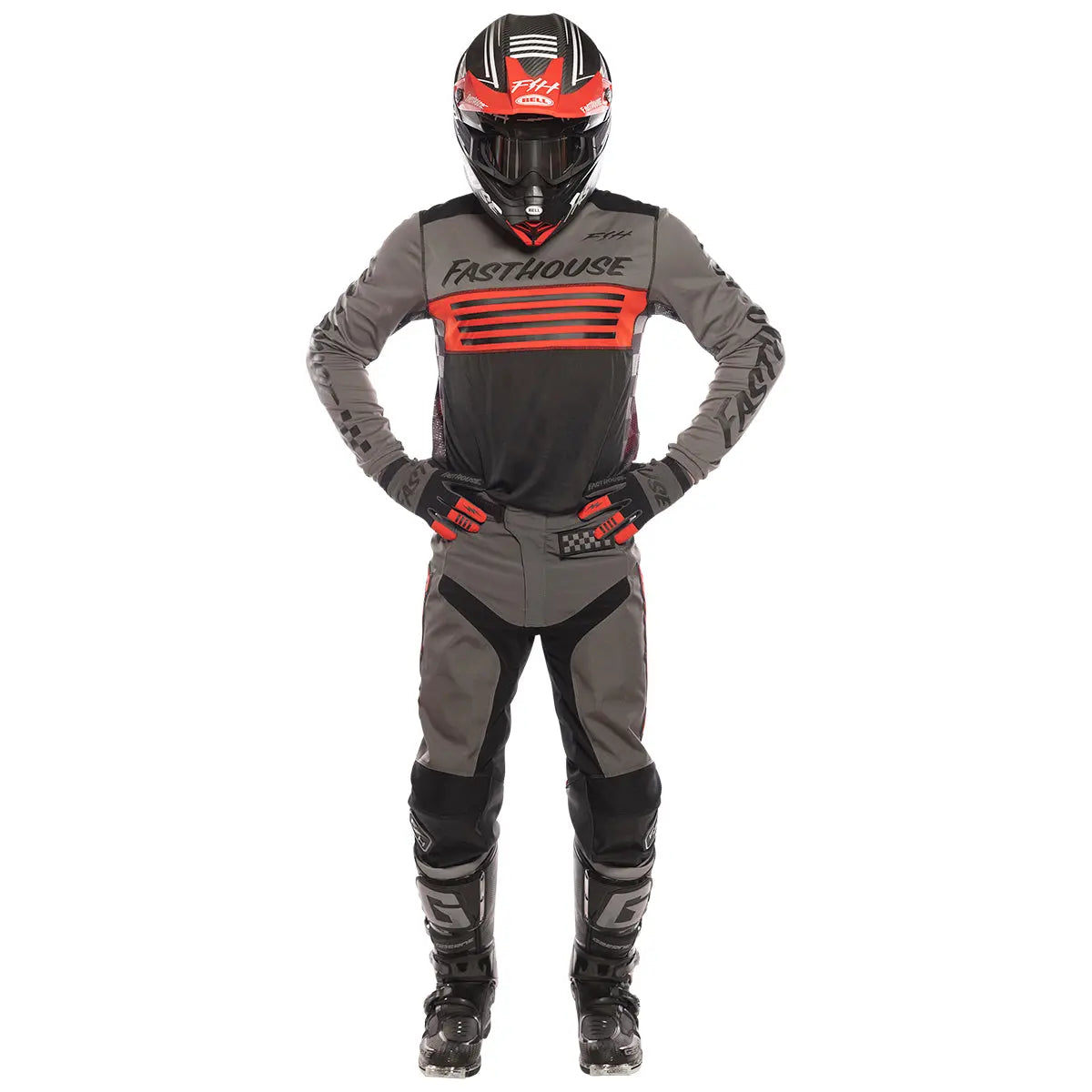 Grindhouse Omega Jersey - Gray/Black - Fasthouse