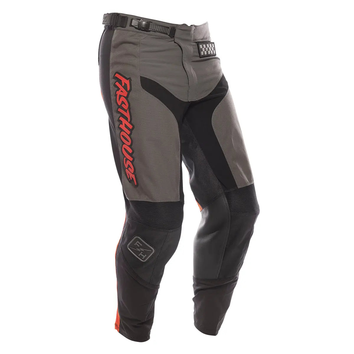 Grindhouse Pant - Gray/Red - Fasthouse
