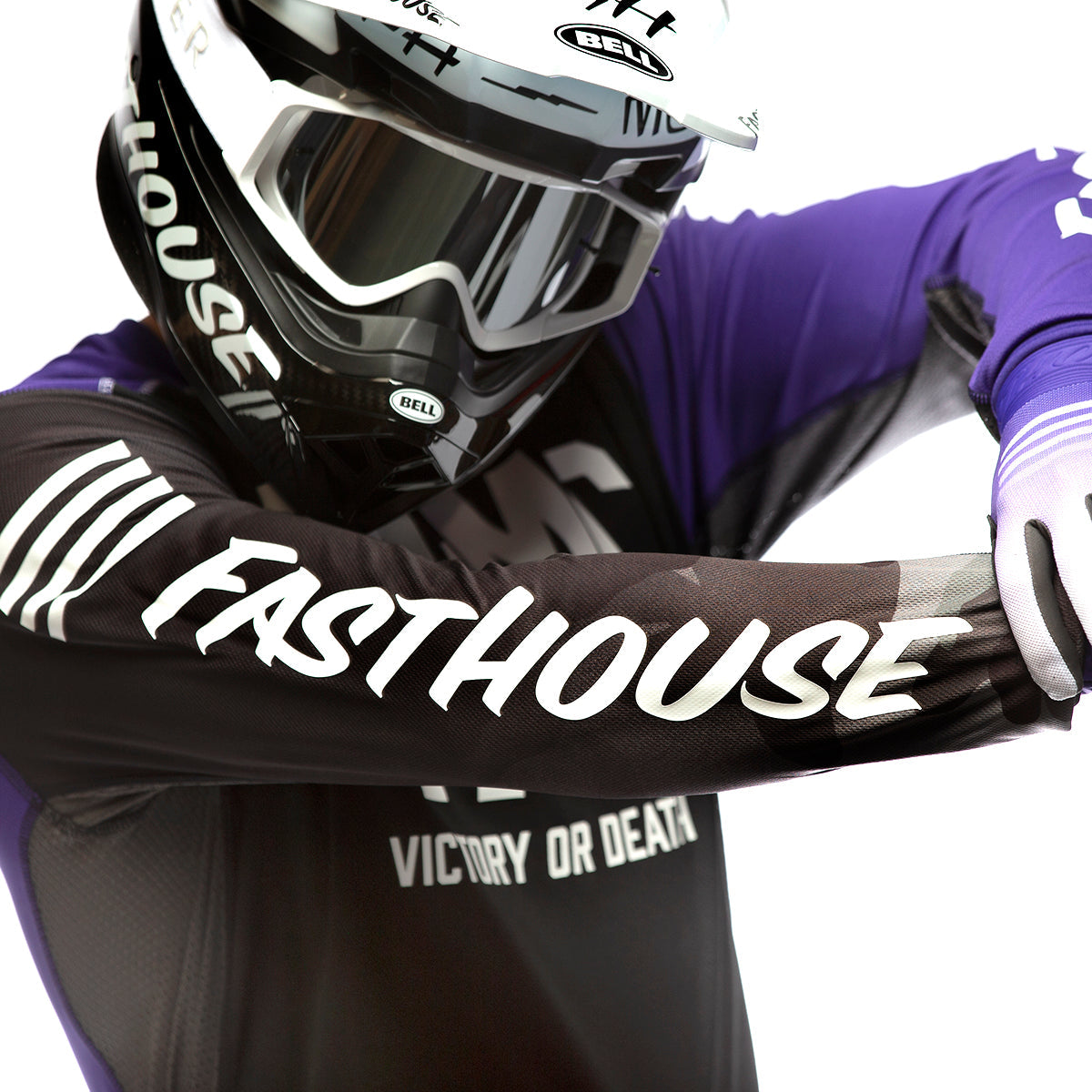 Grindhouse Royale Jersey - Black/Purple Fasthouse