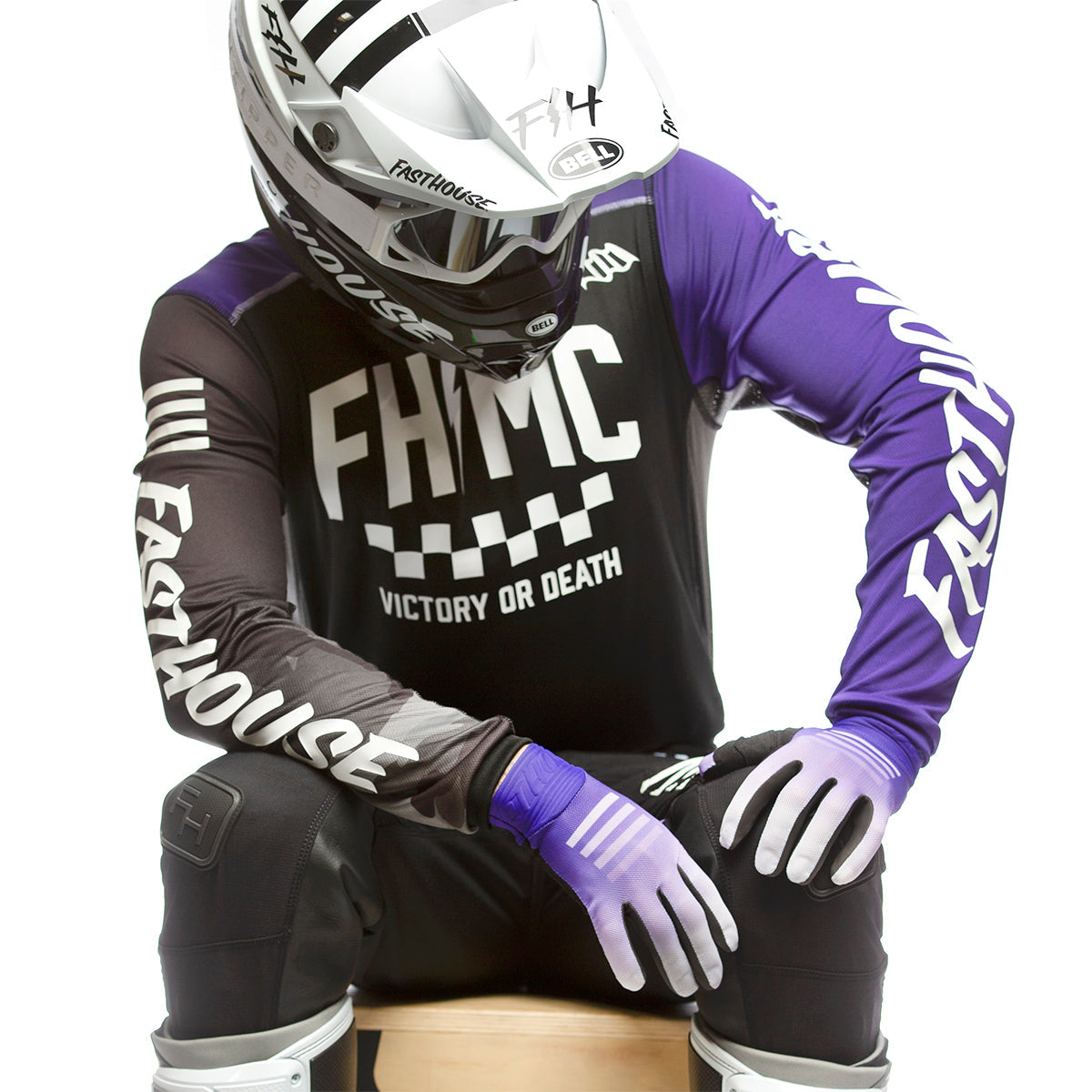 Grindhouse Royale Jersey - Black/Purple Fasthouse