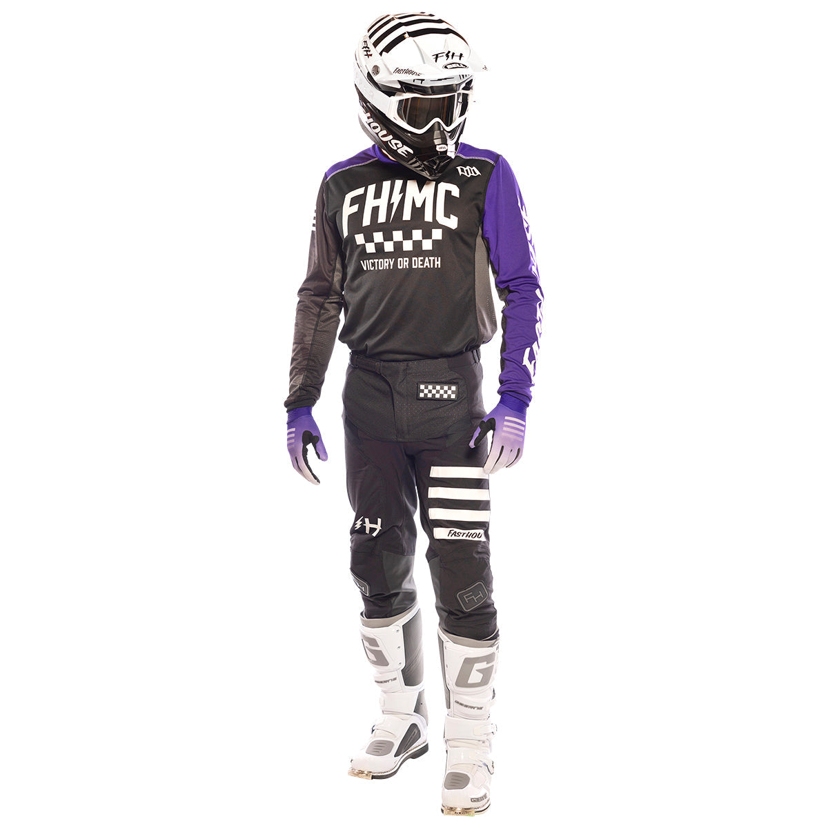 Grindhouse Royale Jersey - Black/Purple Fasthouse