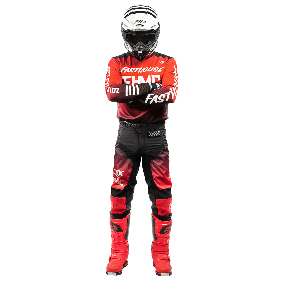 Grindhouse Twitch Pant - Black/Red