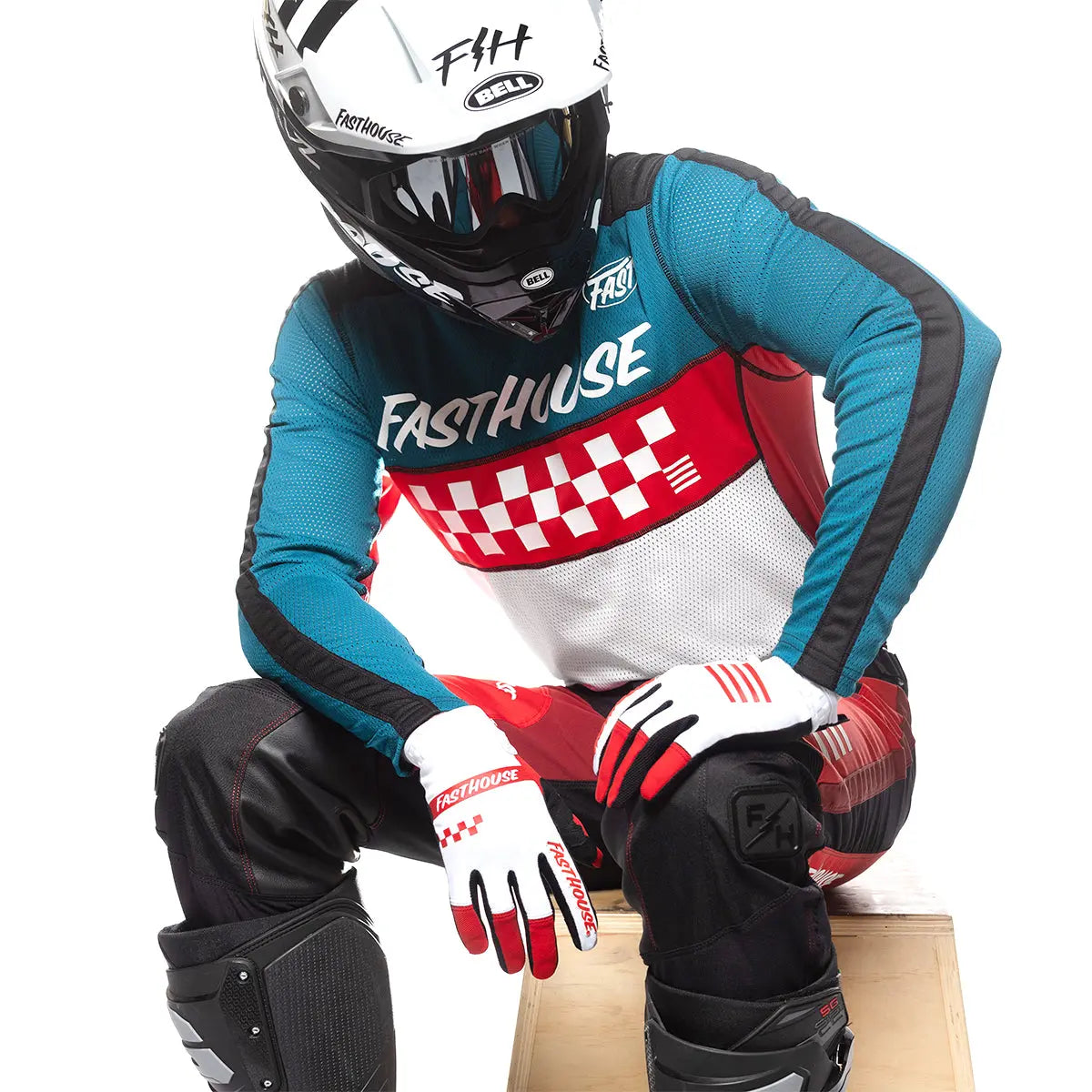 Grindhouse Waypoint Jersey - Marine/White - Fasthouse