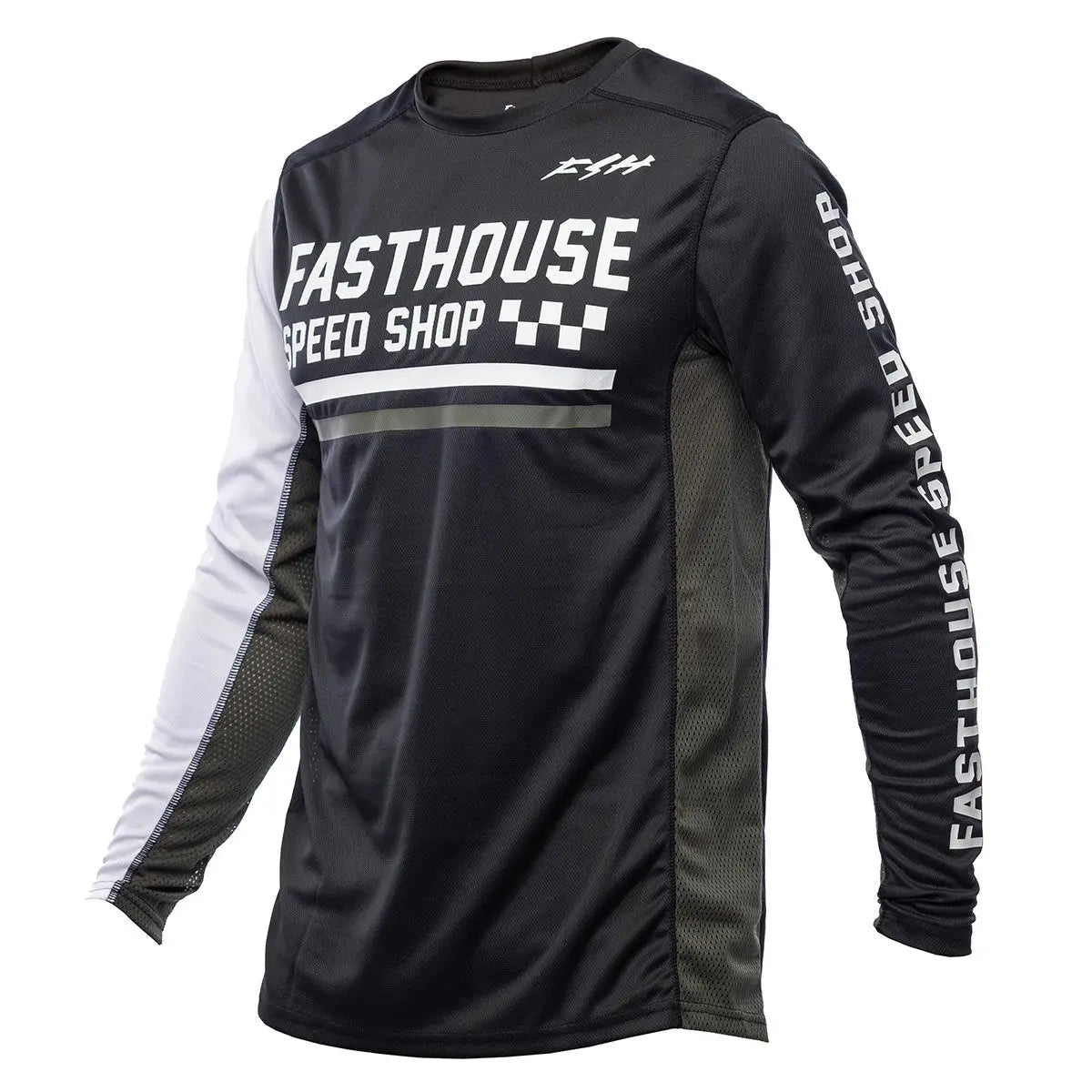 Grindhouse Hudson Jersey - Black/White - Fasthouse