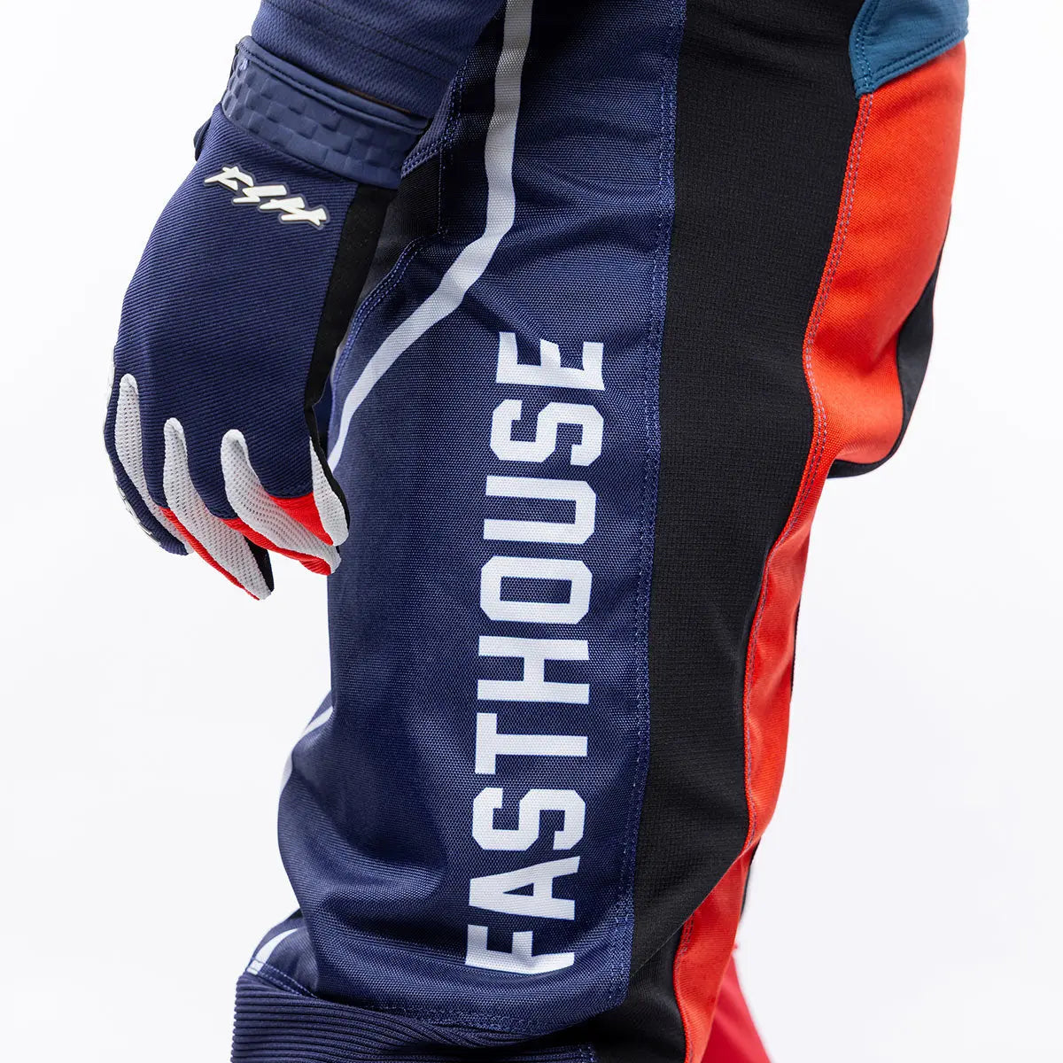 Grindhouse Hudson Pant - Blue/Red - Fasthouse