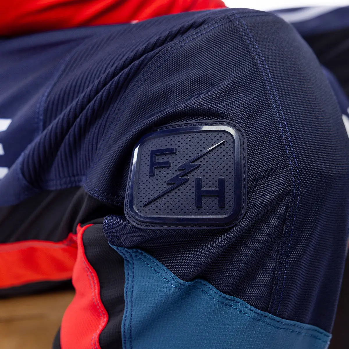 Grindhouse Hudson Pant - Blue/Red - Fasthouse