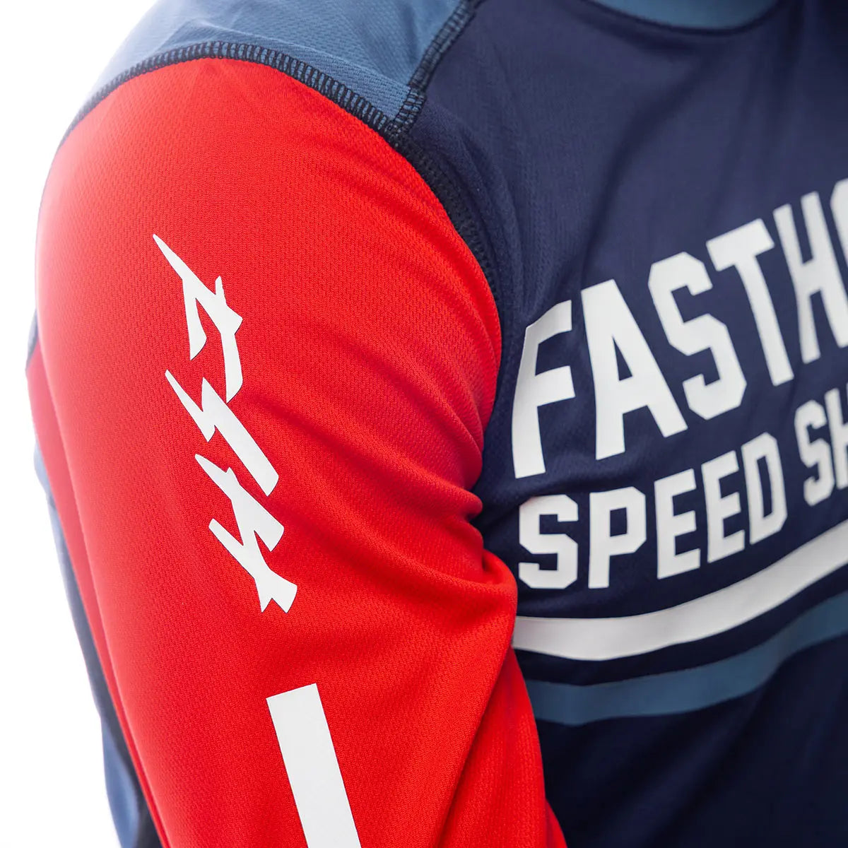 Grindhouse Hudson Jersey - Blue/Red - Fasthouse