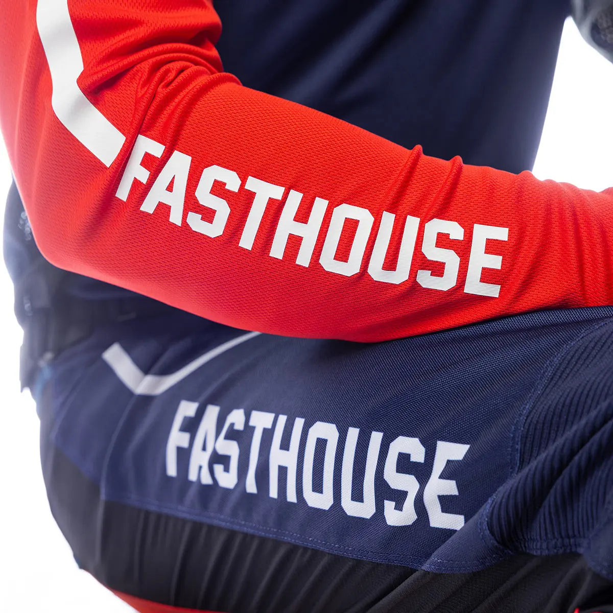Grindhouse Hudson Jersey - Blue/Red - Fasthouse