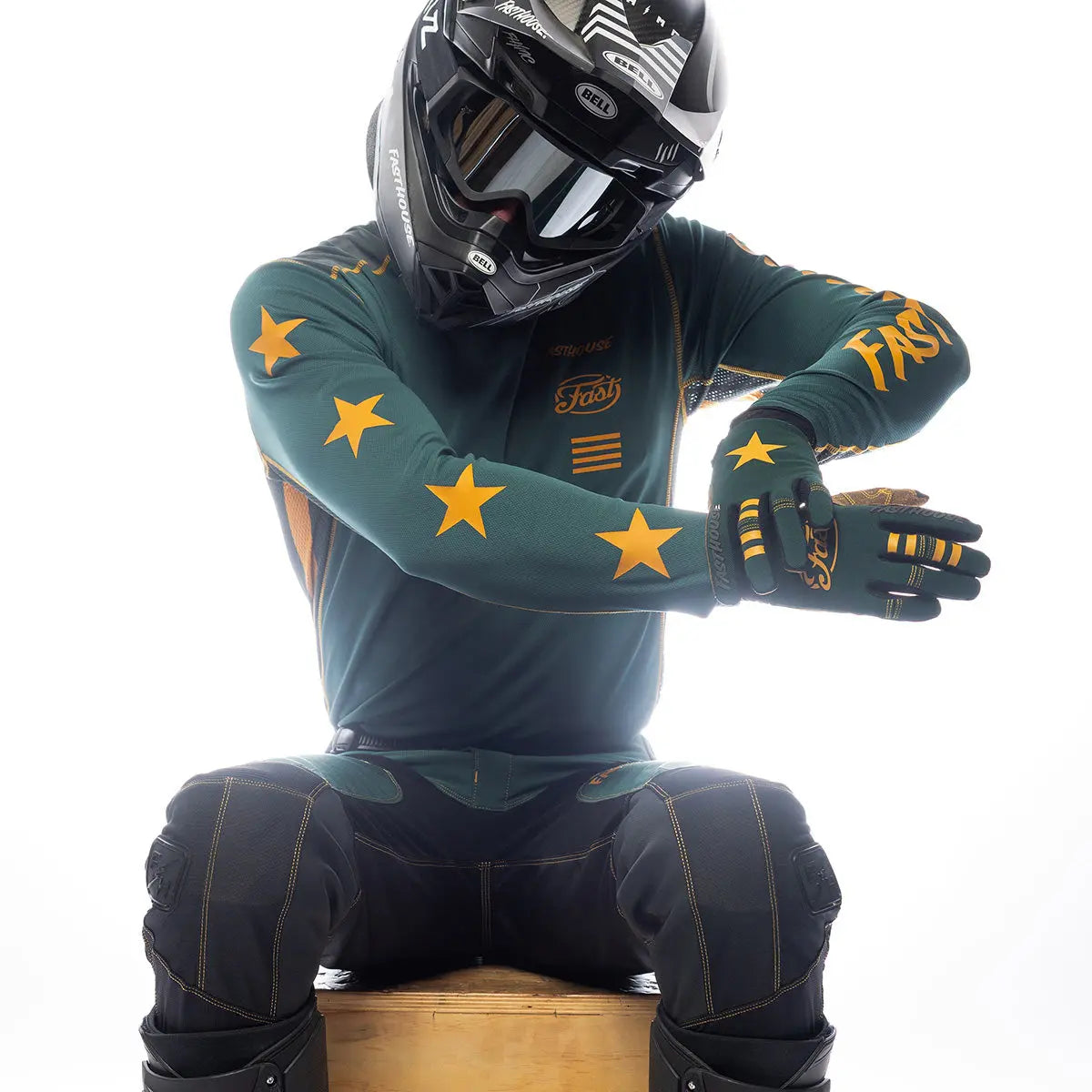 Grindhouse Ramone Jersey - Pine/Black - Fasthouse
