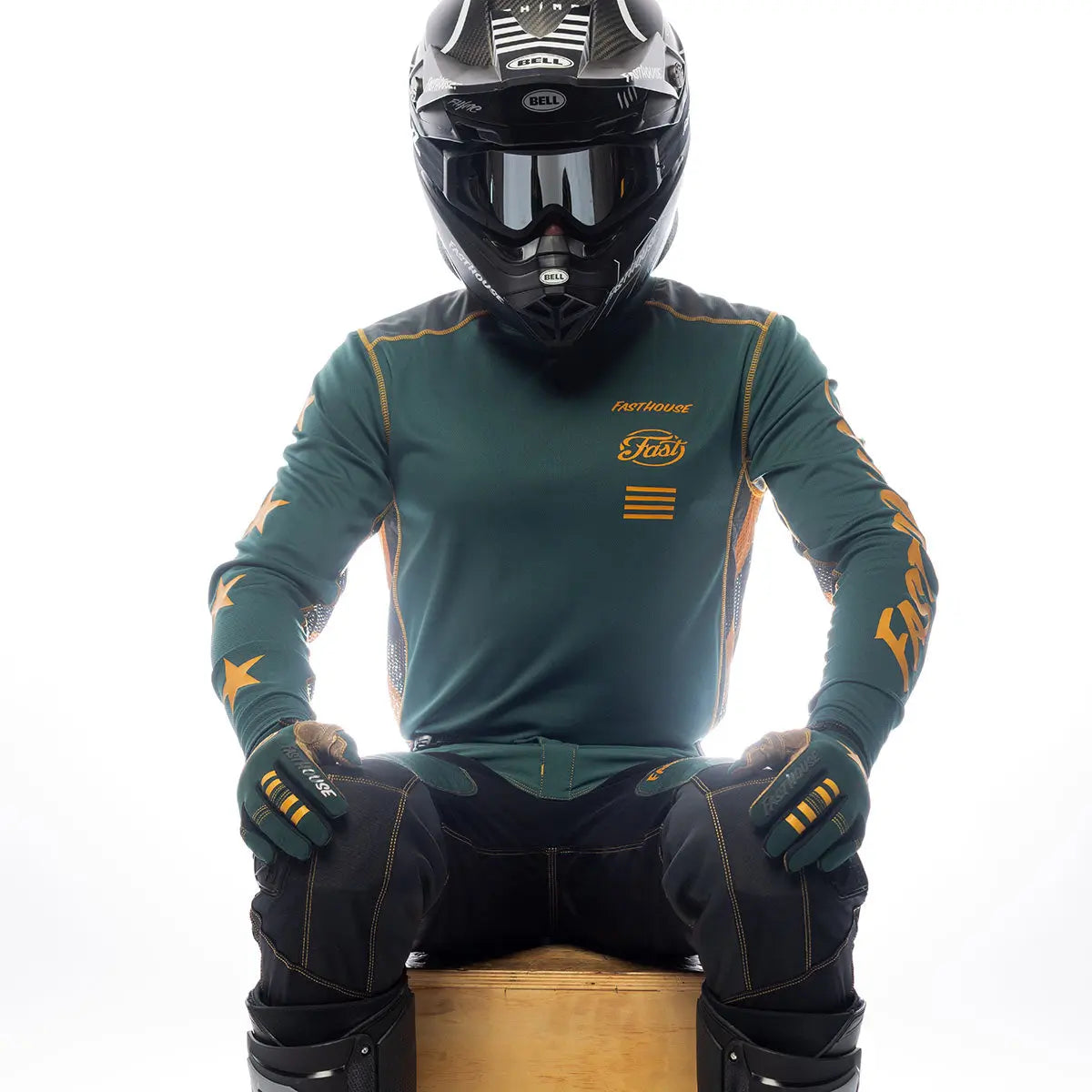 Grindhouse Ramone Jersey - Pine/Black - Fasthouse