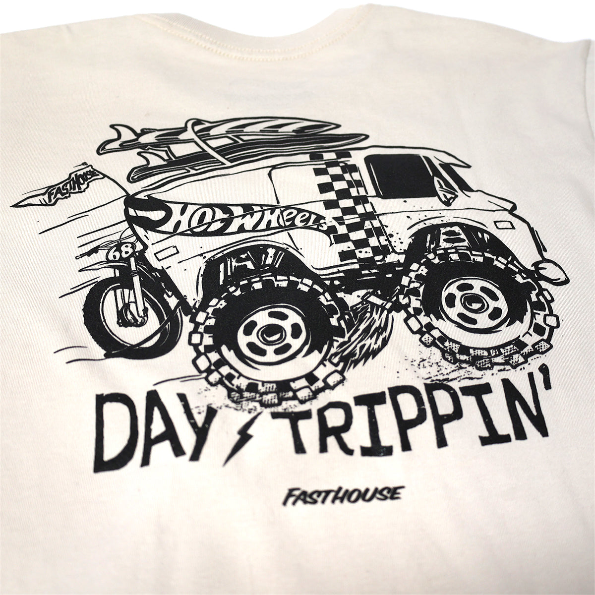 Hot Wheels Day Trip Youth Tee - Sand
